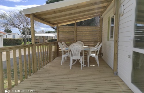 Port-la-Nouvelle House | Mobile home E68 5-6 people air-conditioned in the Novela campsite