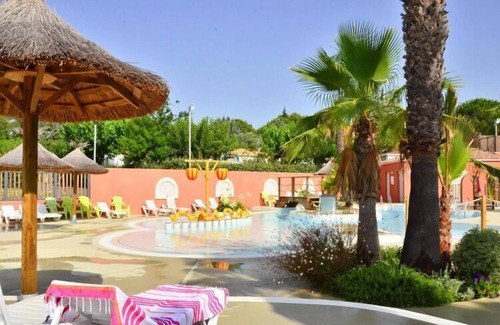 Bessan House | Mobile home in Bessan with terrace
