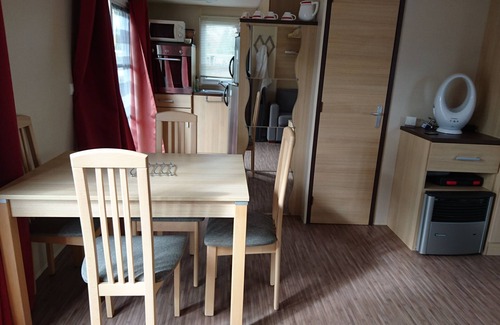 Dinard House | Mobile home on private domain open all year, heated swimming pool and tennis court