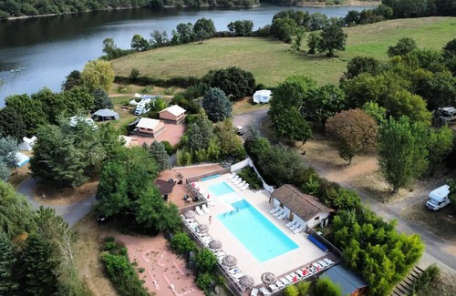 Saint-Paul-de-Vezelin House | Mobilheim 25m2 2 Schlafzimmer mit TV und Klimaanlage 5 Personen