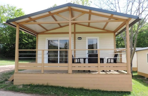 Saint-Paul-de-Vezelin House | Mobilheim 25m2 2 Schlafzimmer mit TV und Klimaanlage 5 Personen