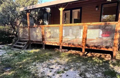 Aups House | Mobilheim Castellane Gartenseite - 30m2 - 2 Schlafzimmer + TV + A/C 4 Personen