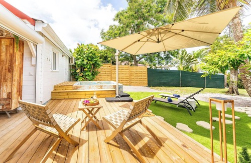 Grand-Bourg House | Moca Cabana is a charming bungalow designed for a getaway for two