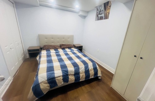 Brampton West House | Modern 1 Bedroom Basement Apartment with Huge Living Area and Private Kitchen