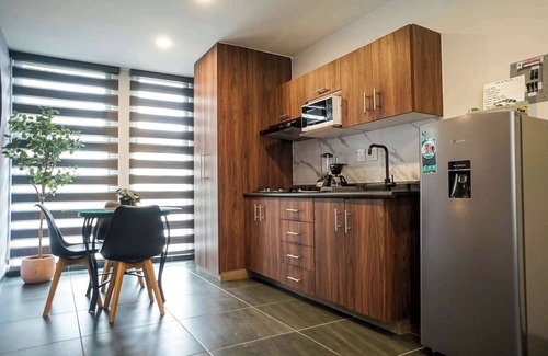 San Luis Potosi Apartment | Modern 1BR apartment with Smart Access & Parking