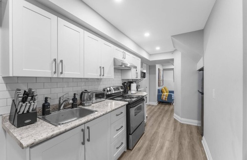 Pickering Apartment | Modern 2-Bed, 2-Bath BSMT suite | Parking | Wi Fi
