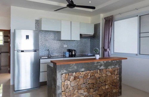 Bophut Hills Apartment | Modern 2-bedroom apartment with stunning sea views, pool, and bar