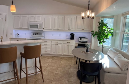 Fellowship House | Modern 3-bedroom home close to WEC with a beautifully furnished home and patio