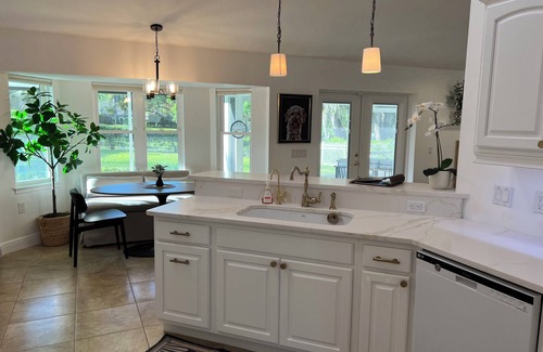 Fellowship House | Modern 3-bedroom home close to WEC with a beautifully furnished home and patio