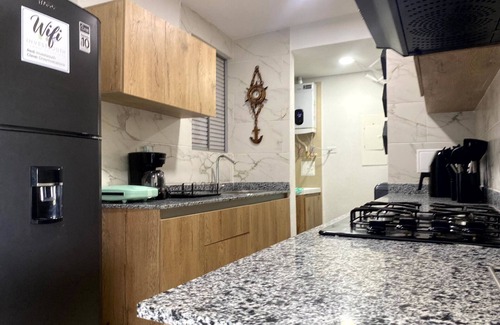 Santa Marta Apartment | Modern 3BR/2 baths Apartment with Breathtaking Sierra Nevada Panorama in Bello Horizonte