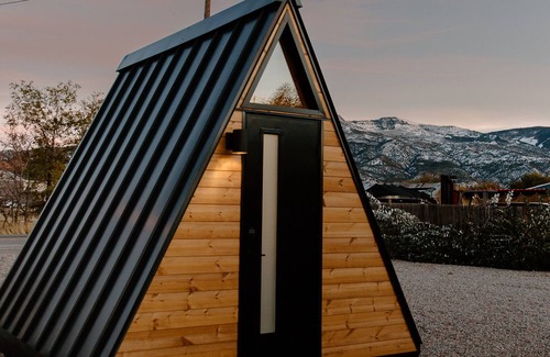 Cedar City Cabin | Modern A-Frame Tiny Cabin Experience