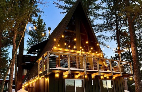 Arrowbear Lake Cabin | Modern A-Frame Cabin w/ 180 Degree Views!!!