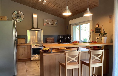 Montbrun-les-Bains House | Modern and warm wooden house in a quiet area