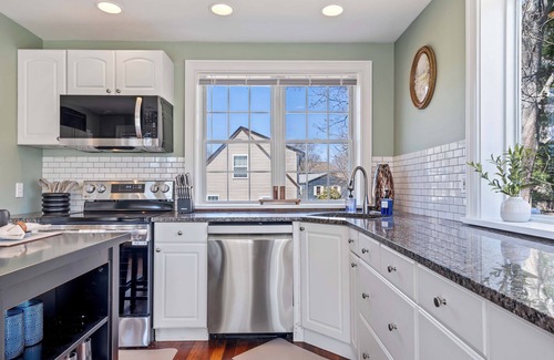 Westbrook Apartment | Modern Apartment - 20 Mins to Portland, Deck, Grill & Firepit, King Bed, DogsOK