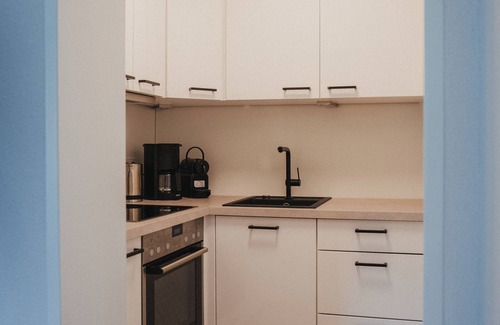 St. Blasien Apartment | Modern apartment with mountain view and 2 balconies near ski lift, bathing lake & thermal baths.