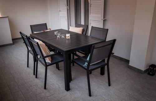 Capo d'Orlando Apartment | Modern apartment with sea view, top amenities and private parking space