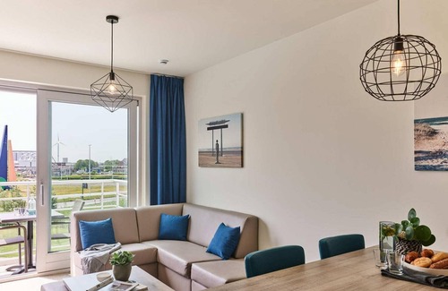Zeebrugge Apartment | Modern apartment with air conditioning, on a resort, 2.5 km. from the beach