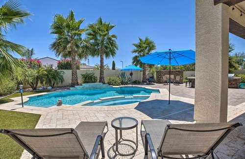 Palm Valley House | Modern Azure Home w/Beautiful Patio, Pool & Spa!