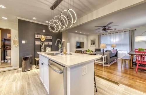 Miller Beach House | Modern Beach Bungalow, Hot tub, Firepit, Foosball, IN Dunes Nat'l Park