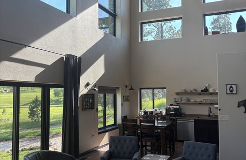 Lead Cabin | Modern cabin nestled in the Black Hills National Forest.Fall colors, biking, etc