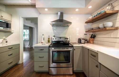 Asheville Cabin | Modern Cabin with Hot Tub | Creek | Views | Firelight at Shope Creek