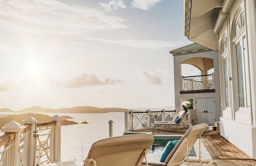 Estate Denis Bay Villa | Modern Caribbean Luxury at Hawksnest Villa- Infinity Pool, Central AC, Concierge