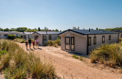 Municipality of Hellevoetsluis Ski Chalet | Modern chalet with terrace near Rockanje