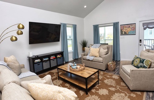 Galveston Cottage | Modern Chic Cottage steps to the Beach!