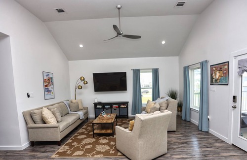 Galveston Cottage | Modern Chic Cottage steps to the Beach!