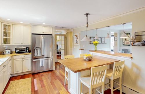Manchester-by-the-Sea House | Modern colonial with fitness studio, ping-pong, fireplace, deck & firepit