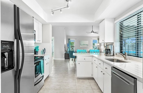Cape Coral House | Modern Coastal Home w/Heated Pool & Waterfront Views!