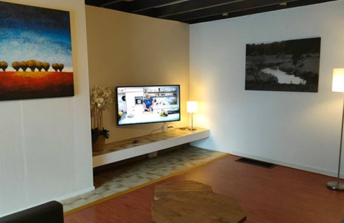 Zeegse Apartment | Modern Comfort Meets Nature: Pool, Sauna, and Trails Right Outside Your Room