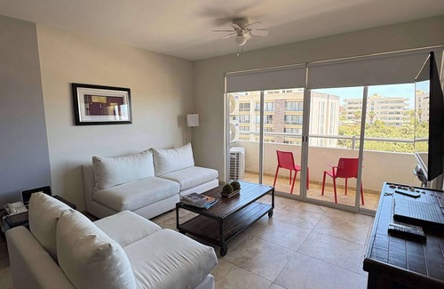 El Tezal Condo | Modern Condo 2BR with Rooftop Pool Ocean Views 10 Min Walk to Medano Beach and