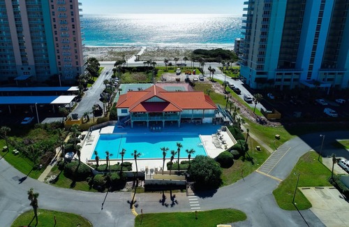 Pensacola Beach Condo | Modern condo, private balconies, with elevator!