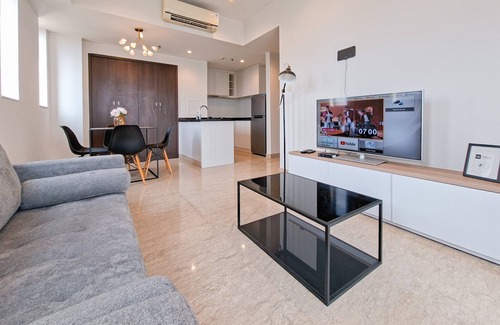 Bumi Serpong Damai Apartment | Modern Contemporary Cozy 2Br At Branz Bsd City Apartment