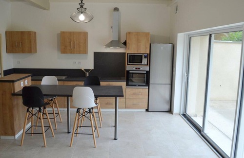 Chalain-le-Comtal Cottage | Modern Cottage with Shared Covered Pool in Chalain-le-Comtal