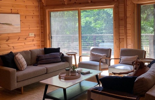 Harbor Springs Cottage | Modern Cottage in the Woods by the beach.