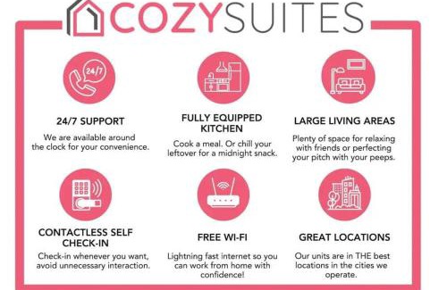 Cole-Noble District Apartment | Modern CozySuites Studio Apartment