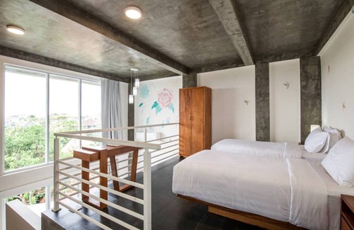 Pererenan Hotel | Modern, Deluxe Room with pool view #1