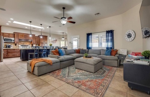 Lake Havasu City Apartment | Modern Desert Stay: Private Pool, Games & Comfort