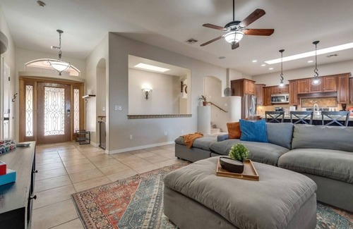 Lake Havasu City Apartment | Modern Desert Stay: Private Pool, Games & Comfort