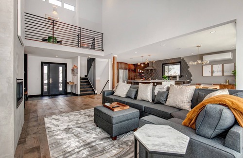 Highland Estates House | Modern, dog-friendly home with stunning mountain views, private hot tub, & grill