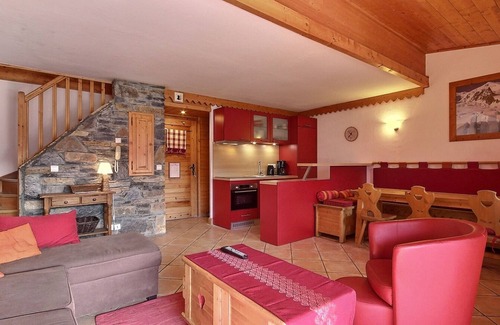 Aime Apartment | Modern duplex with pool, gym, and hammam in Plagne Aime 2000