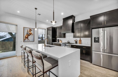 Blackshear-Prospect Hill House | Modern Eastside Home with Gourmet Kitchen, 3 Floors, Game Room, Walk to restaurants and bars