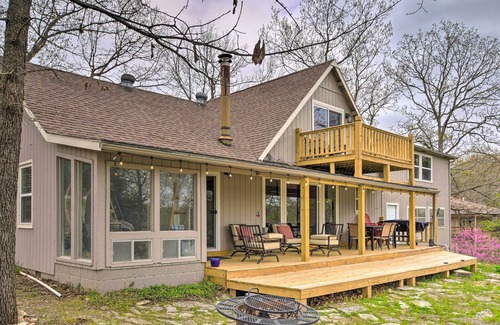 Arrow Point House | Modern Family Home w/ View on Table Rock Lake