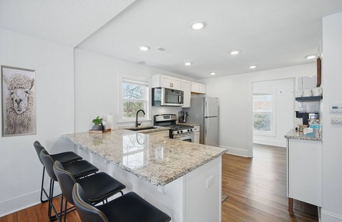 North of Grand House | Modern Farmhouse | 4 Kings + Loft | On Ingersoll