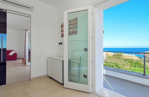 Golfo Aranci Apartment | Modern Holiday Apartment 7 in Villa Marconi with Sea & Mountain View & Private Sun Terrace