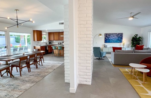Indian Wells House | Modern Home Near El Paseo in Quiet Neighborhood w/Pool, Spa, Fire Pit, & Views
