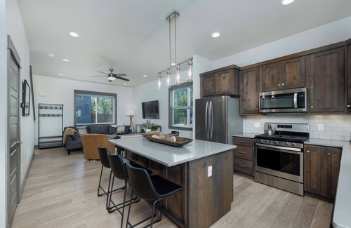 Four Corners House | Modern home w/garage converted game room!