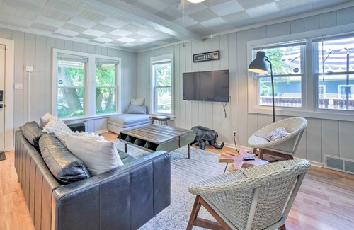 Miller Beach House | Modern Home w/ Grill, Steps to Lake Michigan!